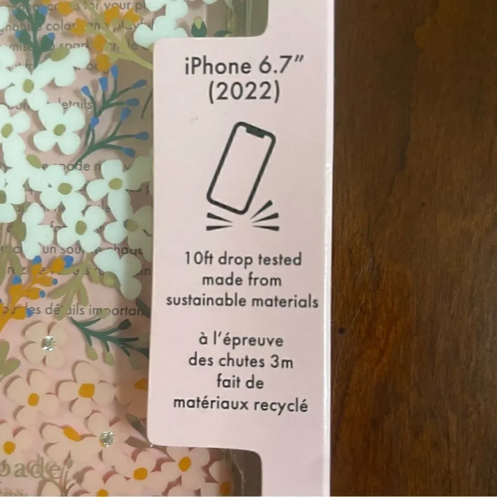 Kate Spade iPhone 14 Plus Floral Case